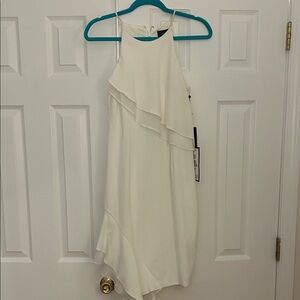 Adrianna Papell Asymmetrical White Dress
